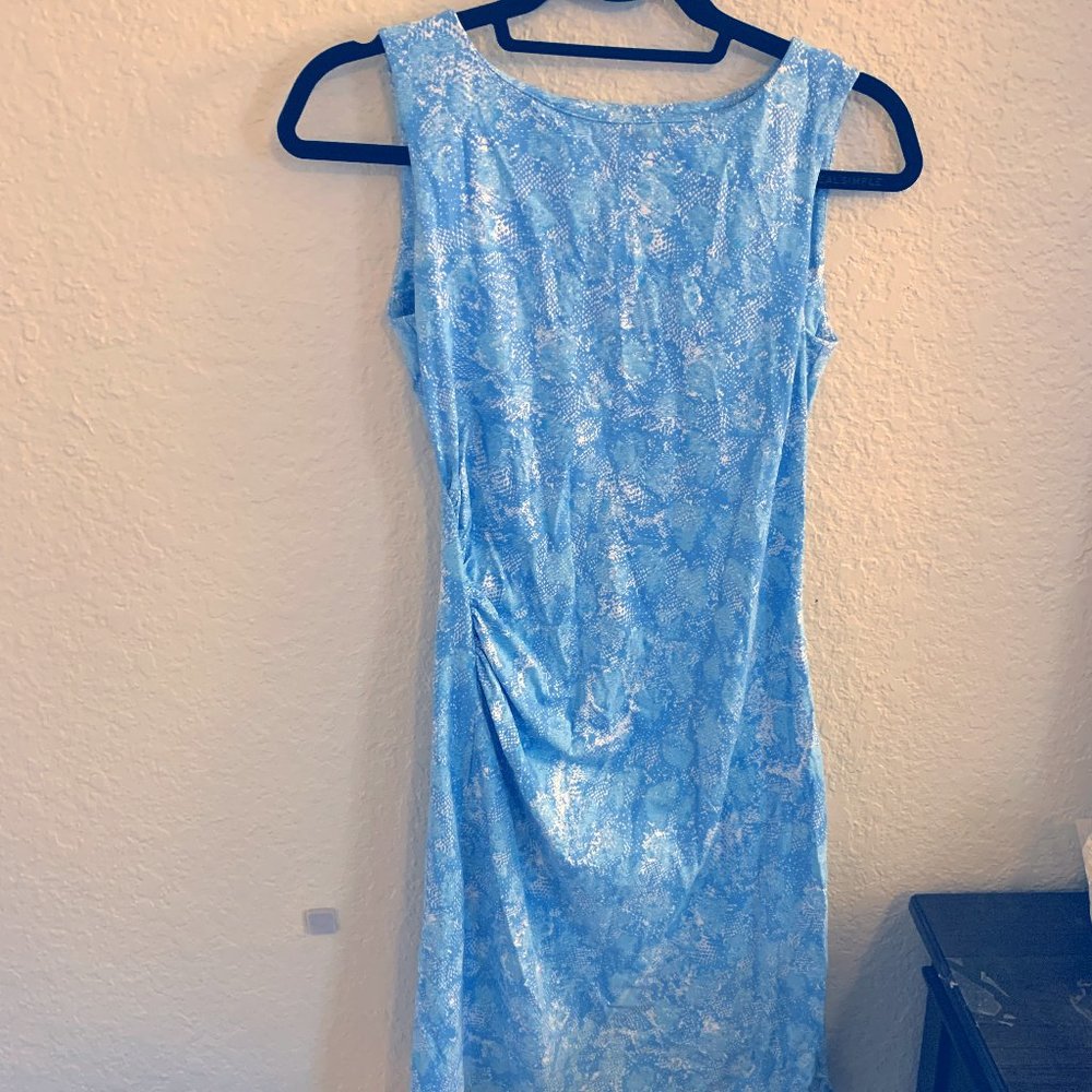 J. Mclaughlin blue work dress